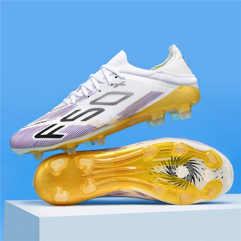 Chaussures de Football qztzx T29 – Crampons FG/TF, Légères & Respirantes, Homme/Mixte