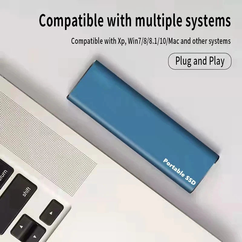 Disque Dur SSD Externe Portable USB 3.0 - Haute Vitesse - 1To à 256To