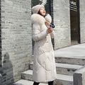 Parka d'Hiver Mi-Longue Femme – Manteau Matelassé à Capuche Col Fourrure, Chaud & Élégant