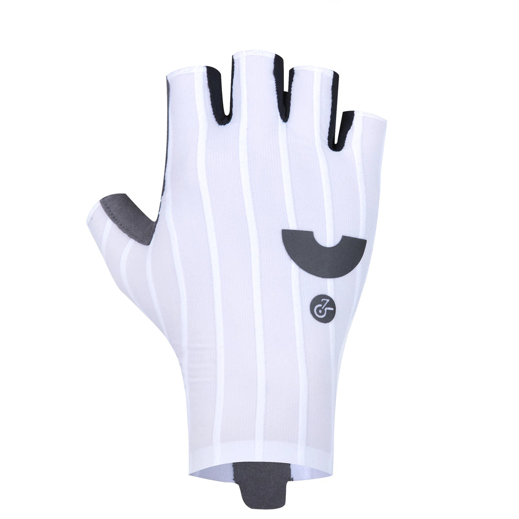 Gants de Cyclisme d'Été YKYWBIKE – Mi-Doigts, Tissu Aérodynamique Rayé, Anti-Chocs, Route & VTT