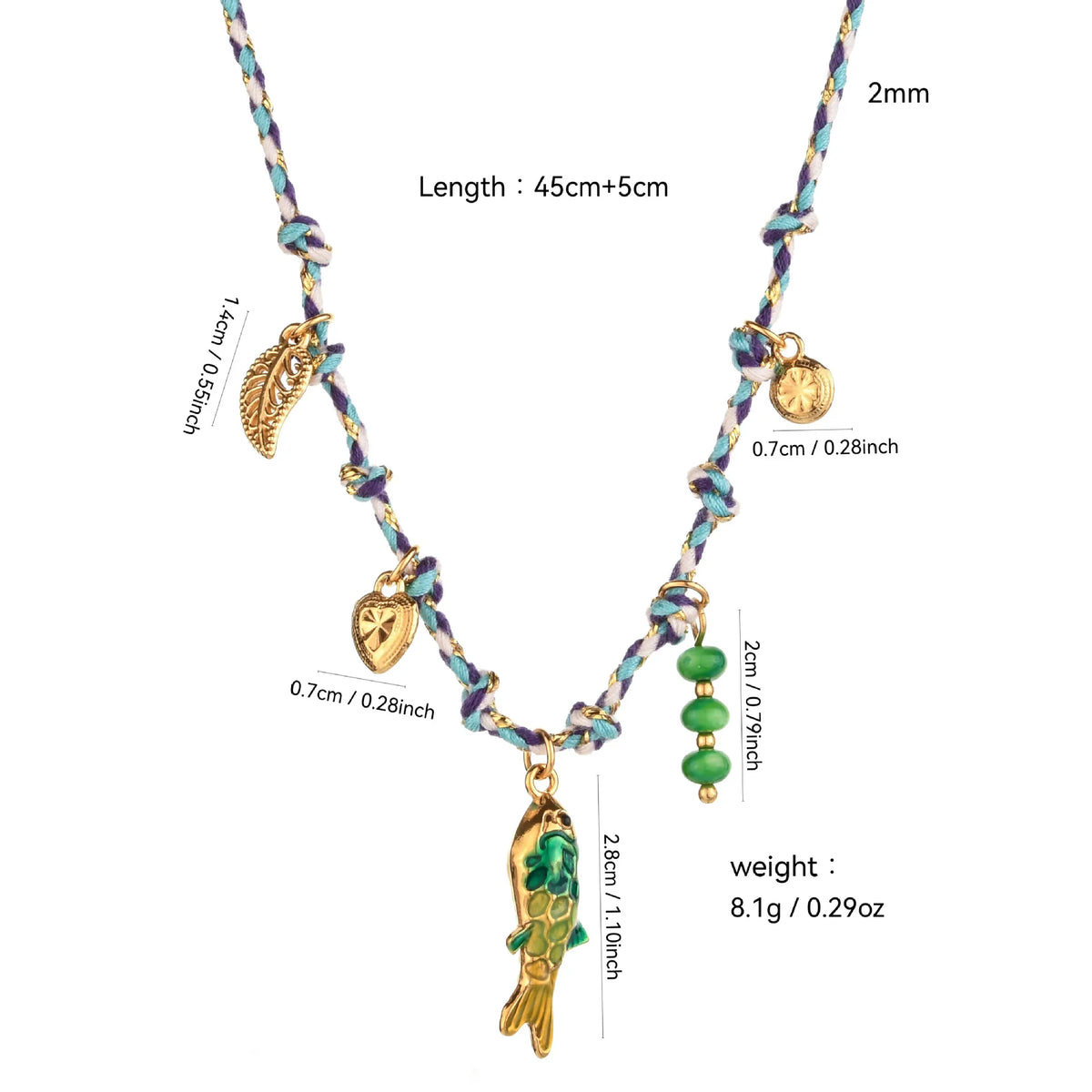 Collier Pendentif Initiale & Lettre – Corde Colorée Ajustable, Cadeau Fête des Mères