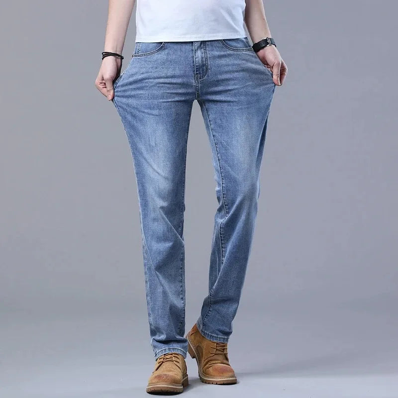 Jean Homme Slim Stretch Taille Haute – Casual Chic Toutes Saisons