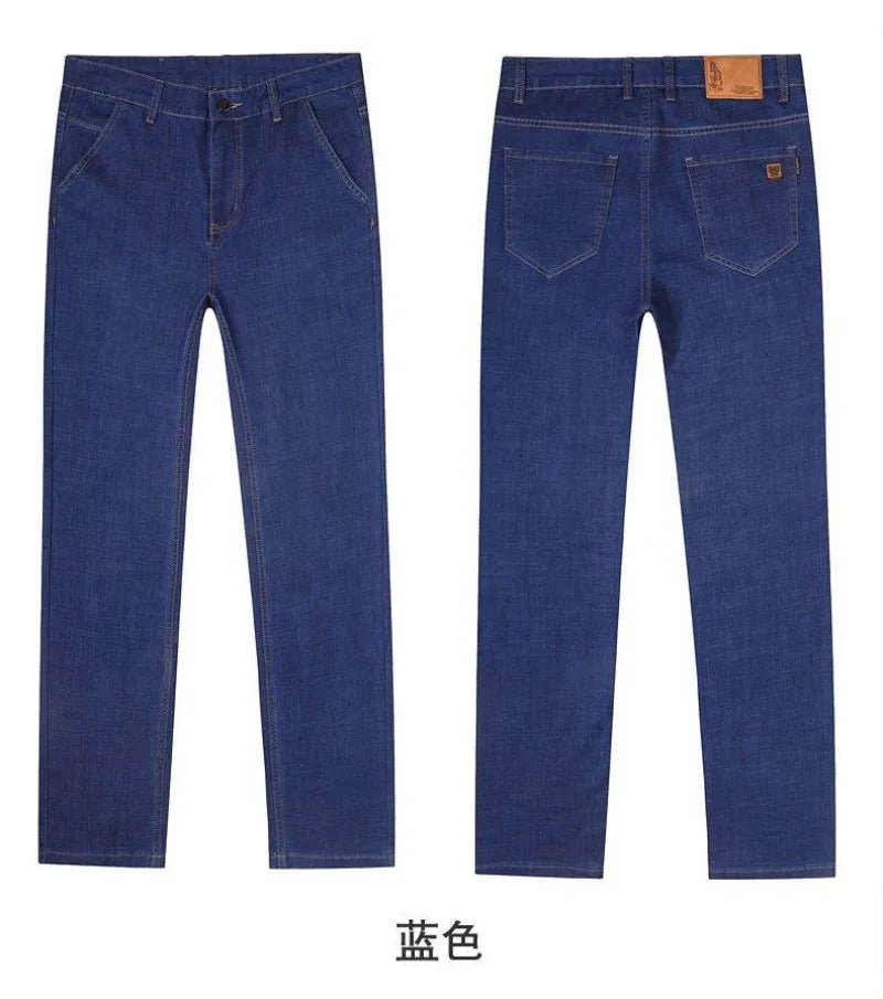 Jean Homme Slim Stretch Taille Basse – Coupe Droite Casual | Bleu, Noir, Bleu Clair