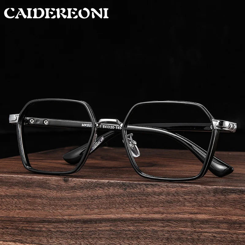 Lunettes Carrées Anti-Lumière Bleue CAIDERONI – Homme & Femme, Prescription Personnalisable