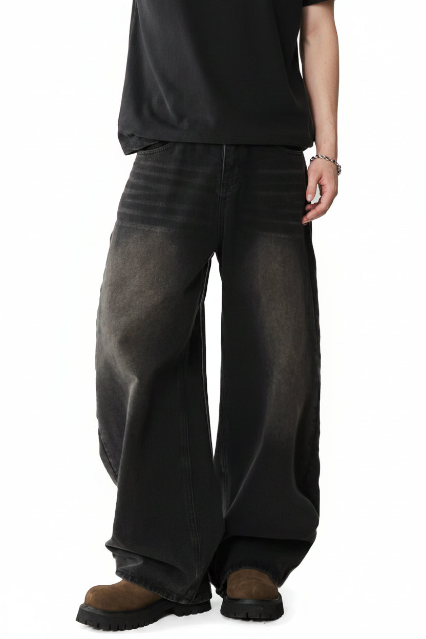 Jean Large Unisexe Style Coréen 4 Coloris Wide Leg | XS-XXL Toutes Saisons