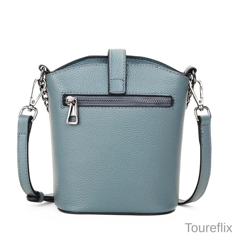 2023 New Genuine Leather Crossbody Bag Women's Small Bag Fashion Texture Crocodile Pattern Shoulder Bag Women's Handbag