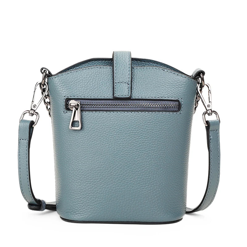 2023 New Genuine Leather Crossbody Bag Women's Small Bag Fashion Texture Crocodile Pattern Shoulder Bag Women's Handbag
