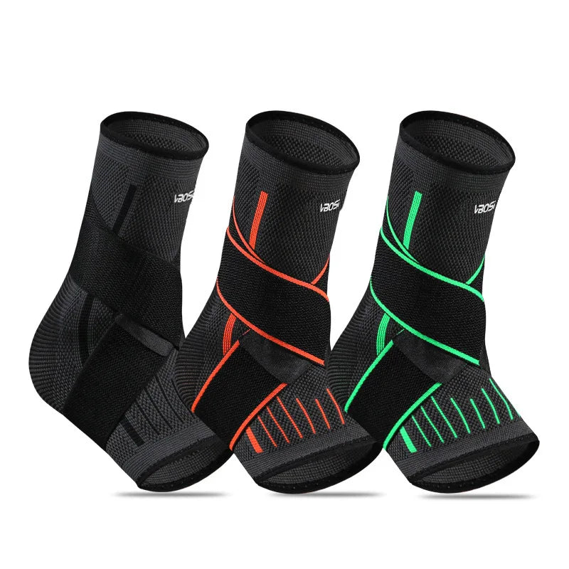Adjustable Compression Ankle Support Sleeve Arch Support For Plantar Fasciitis Achilles Tendonitis Hiking Sports Pain Relief