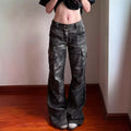Jean Camouflage Vintage Wide Leg – Style Cargo Streetwear Unisexe