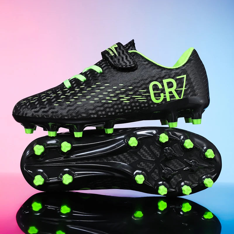 Chaussures de Football Enfant & Adulte – Crampons Légers Multi-Surfaces