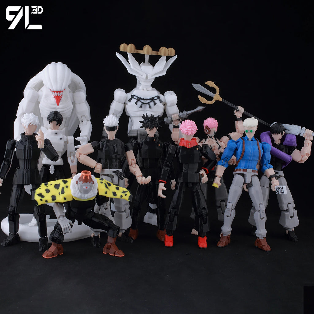 Figurines Articulées Jujutsu Kaisen – Collection Lucky13 / Titan13