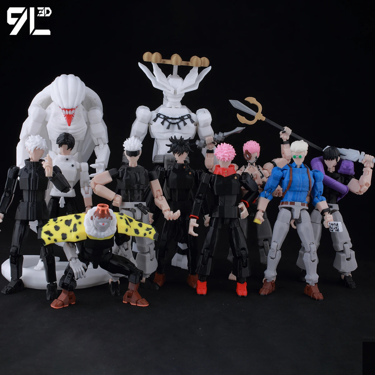 Figurines Articulées Jujutsu Kaisen – Collection Lucky13 / Titan13