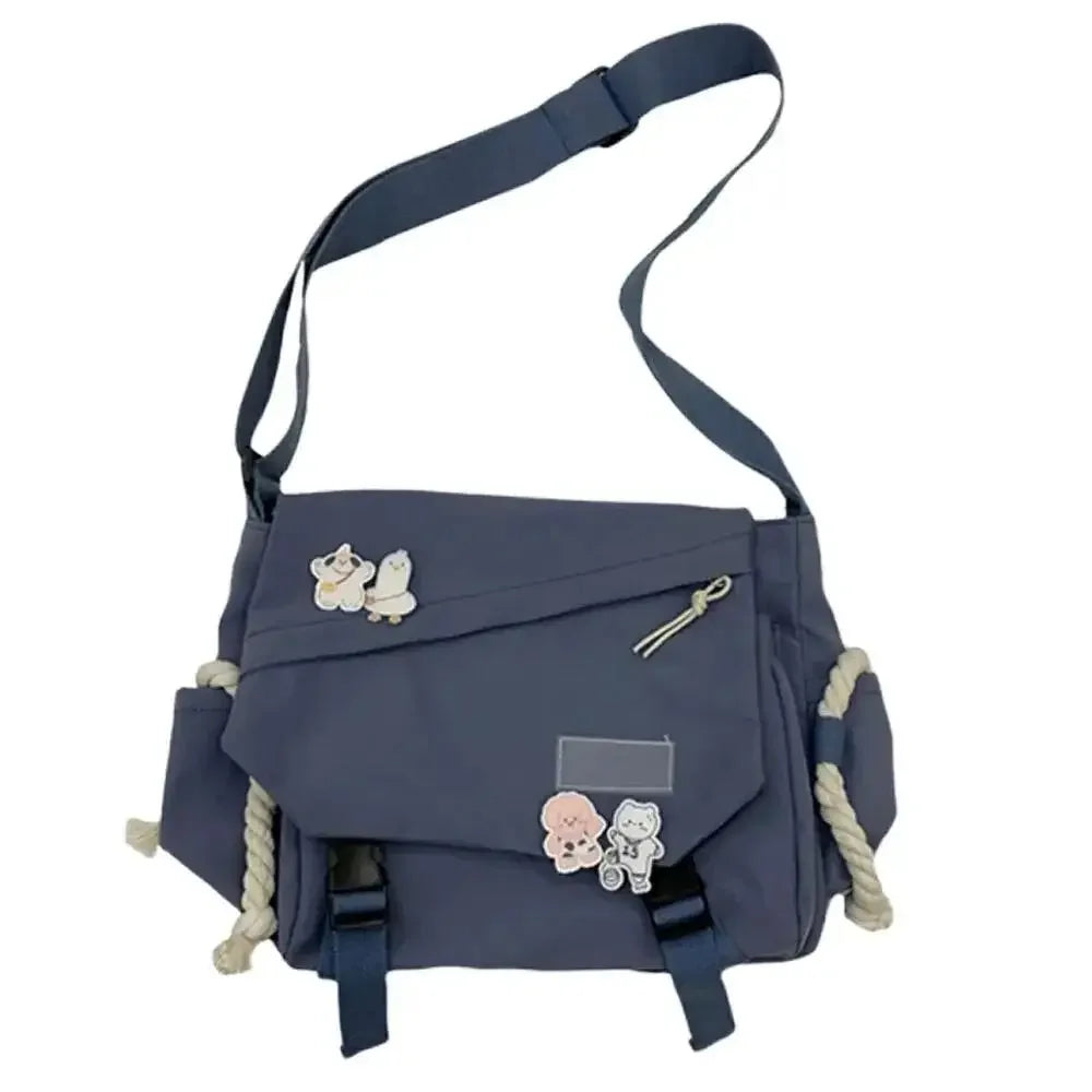 Large Capacity Crossbody Bags Nylon Handbags Shoulder Bag  For Teenager Messenger Bag Student School Bags