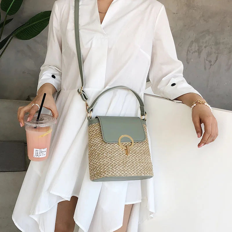 Summer Straw Shoulder Bag for Women – Chic, Lightweight, Travel & Daily Style