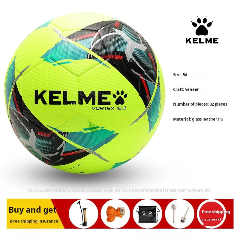Kelme Football Competition Training Size 5 Ball Adult Student Wear Resistant Outdoor Special Ball Sticky Skin Soccer Size 4 Ball