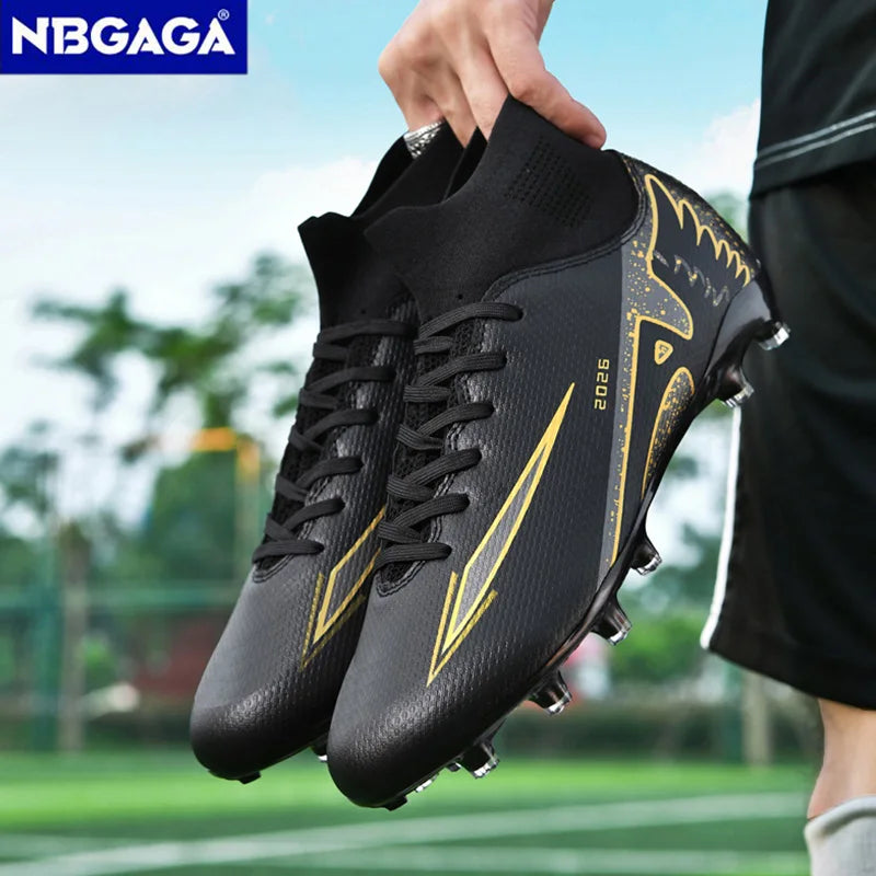 Chaussures de Football NBGAGA – Crampons Longs Unisexe, Légères & Respirantes
