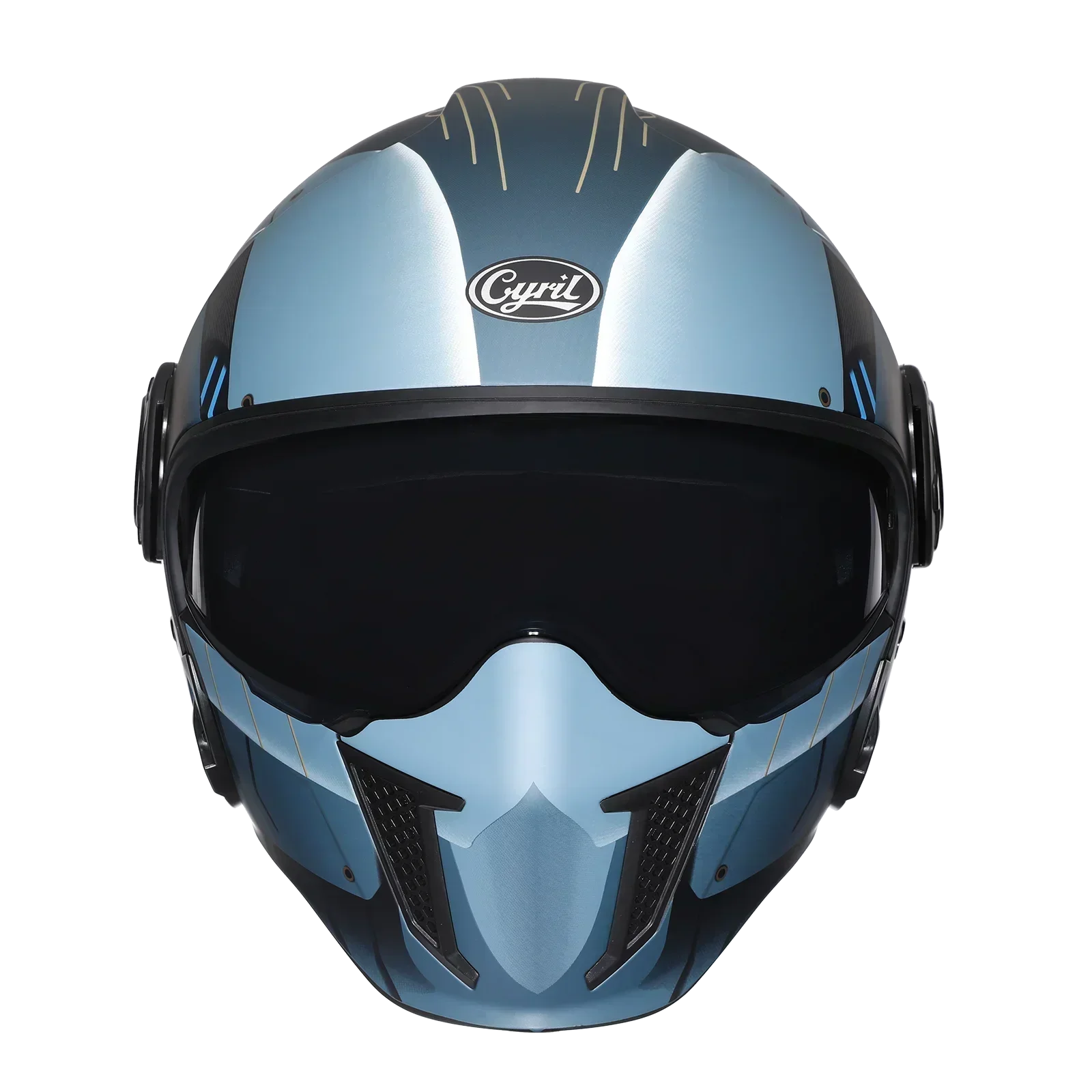 Casque Moto Modulable CYRIL OP12A – Double Visière, Homologué DOT & ECE, Boucle Rapide, Homme & Femme
