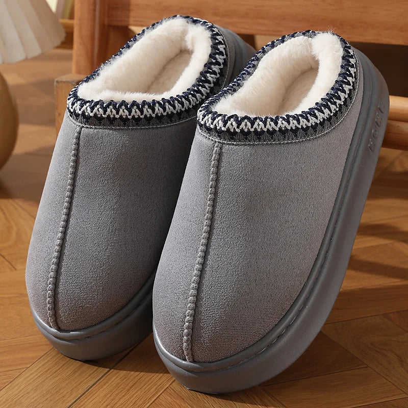 Chaussons Plateforme Femme – Fourrure Synthétique & Semelle EVA | Hiver