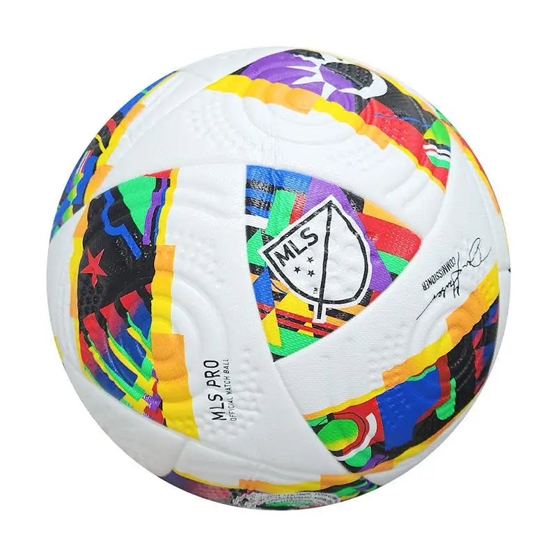 Ballon de Football PU Taille 5 – Cousu à Chaud, Résistant et Compétition
