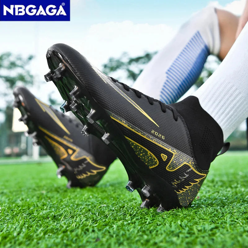 Chaussures de Football NBGAGA – Crampons Longs Unisexe, Légères & Respirantes