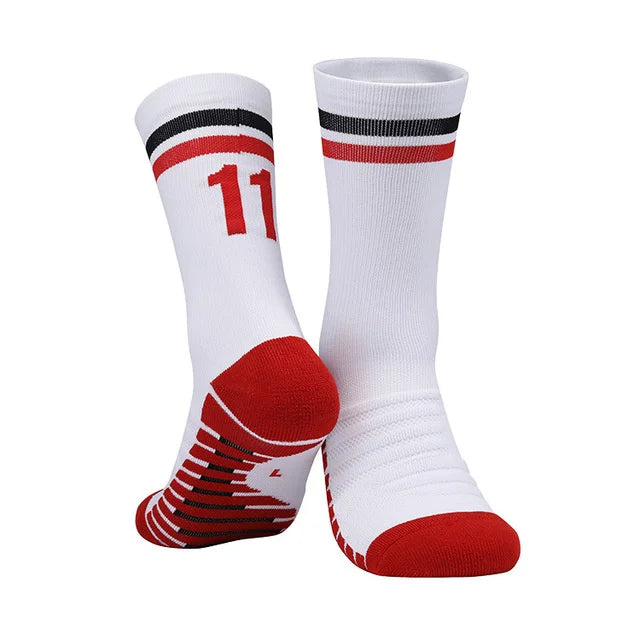 Chaussettes de Football Unisexe – Respirantes, Antidérapantes, Séchage Rapide | Enfant & Adulte