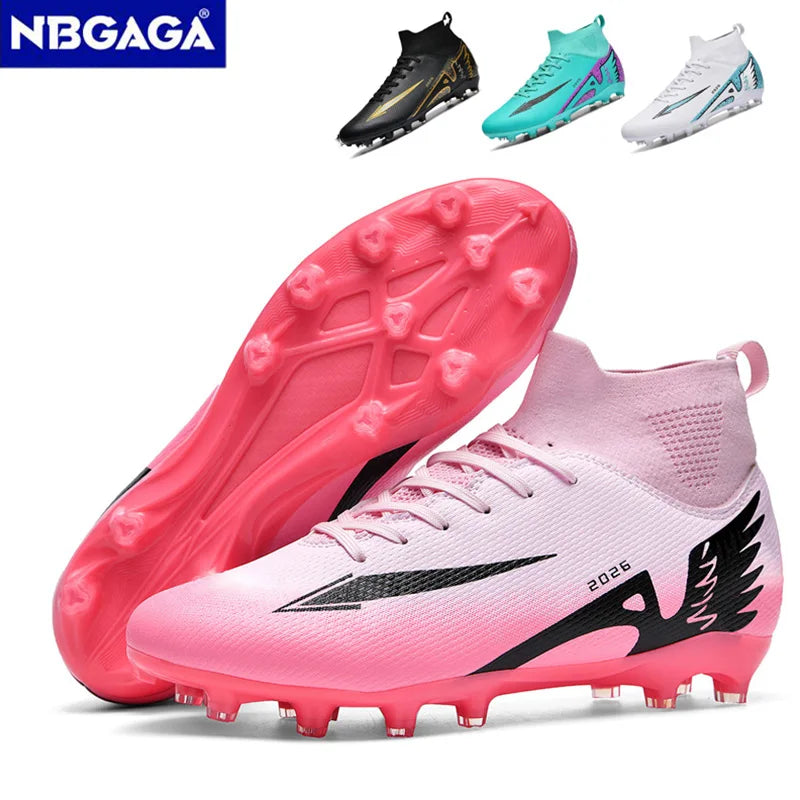 Chaussures de Football NBGAGA – Crampons Longs Unisexe, Légères & Respirantes