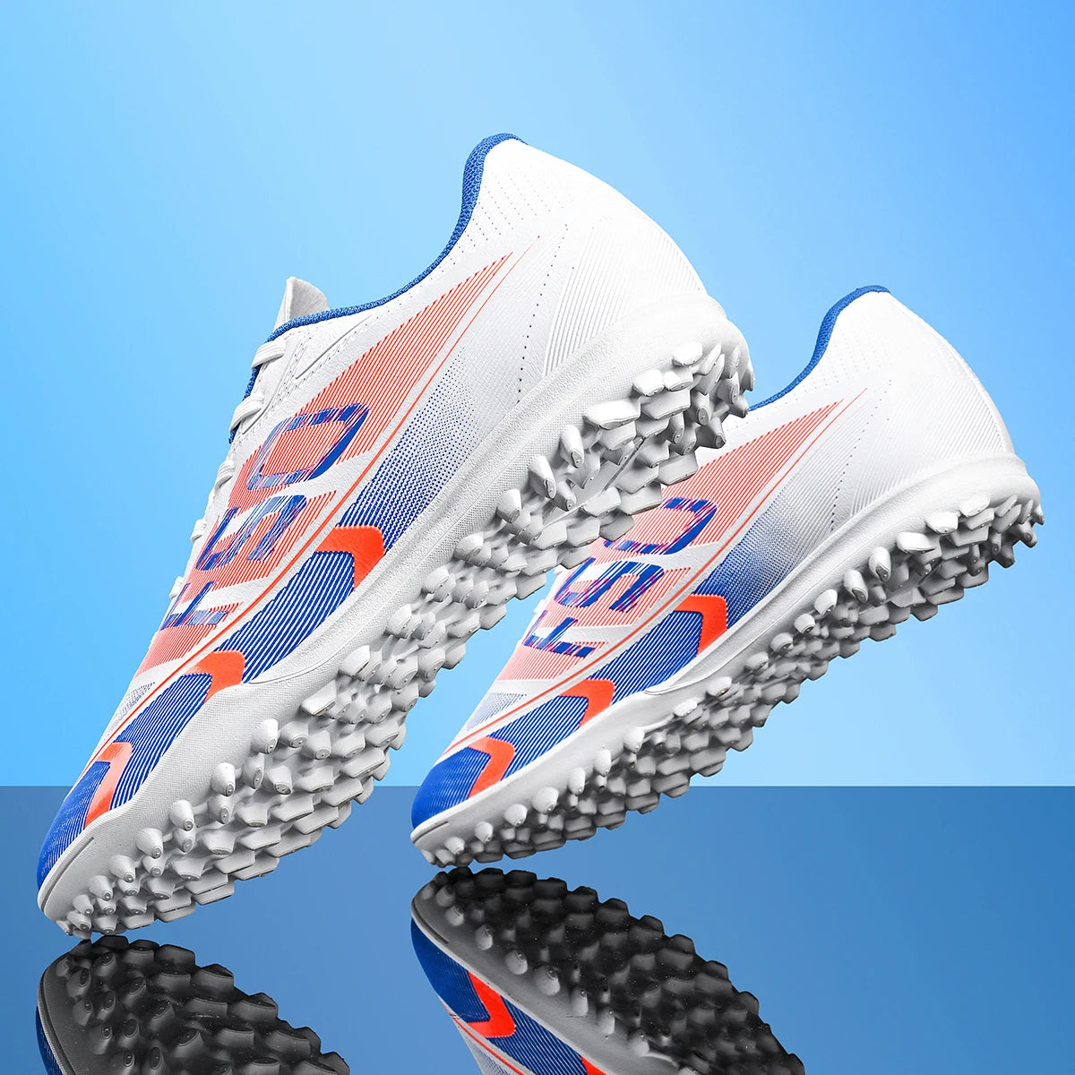 Chaussures de Football Légères TF – Semelle Caoutchouc Anti-Glisse, Unisexe