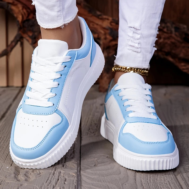 MAEDEF Baskets Unisexes – Chaussures Casual Légères à Lacets, Semelle Vulcanisée Antidérapante