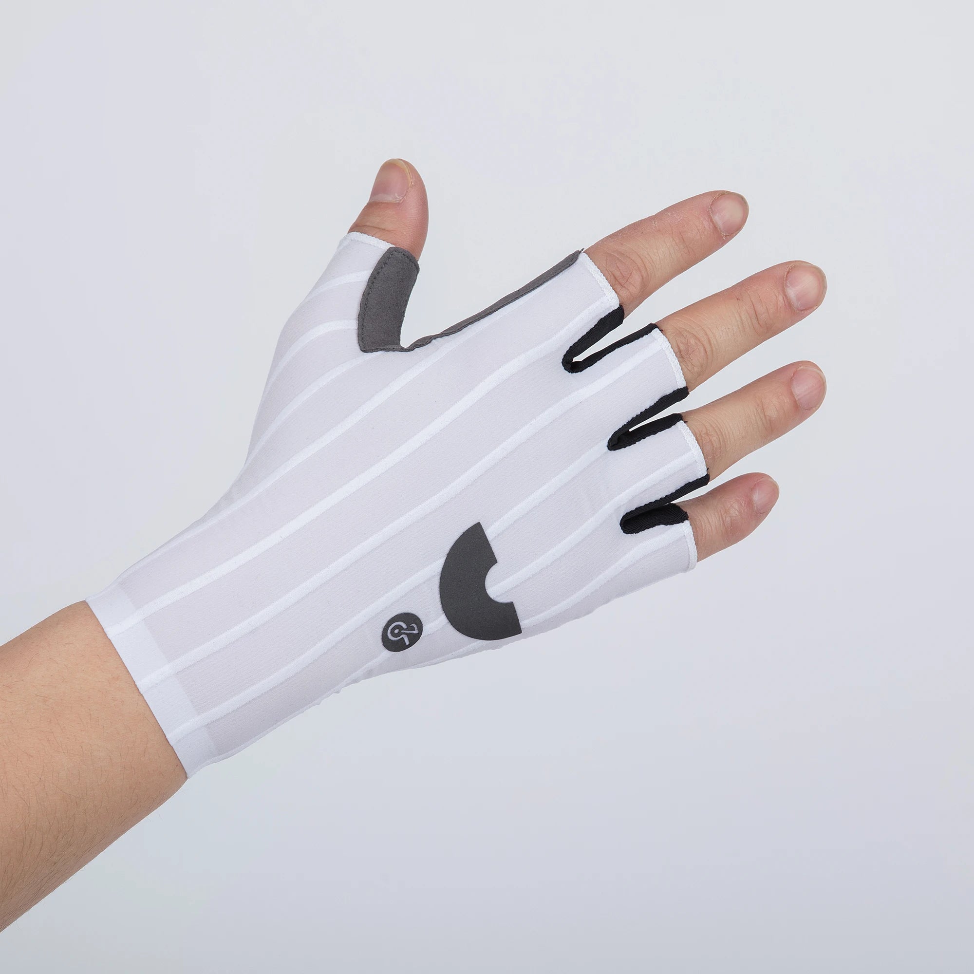 Gants de Cyclisme d'Été YKYWBIKE – Mi-Doigts, Tissu Aérodynamique Rayé, Anti-Chocs, Route & VTT
