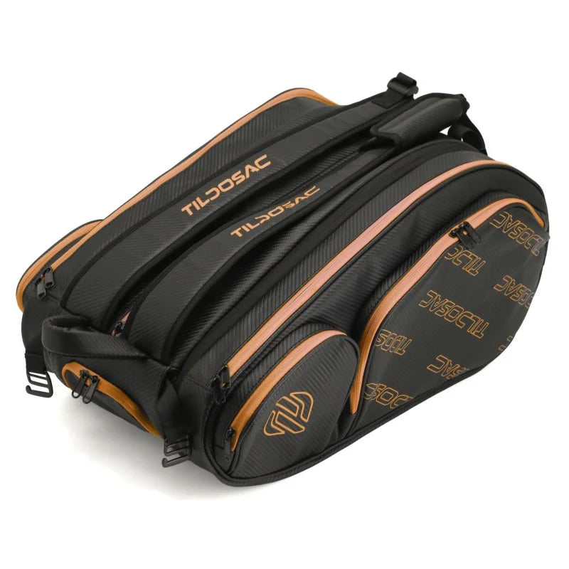 Detachable Pickleball Padel Bag Men Women Insulated Shoes Compartment Pickleball Paddles Racket Backpack Outdoor Gym Sport Bags