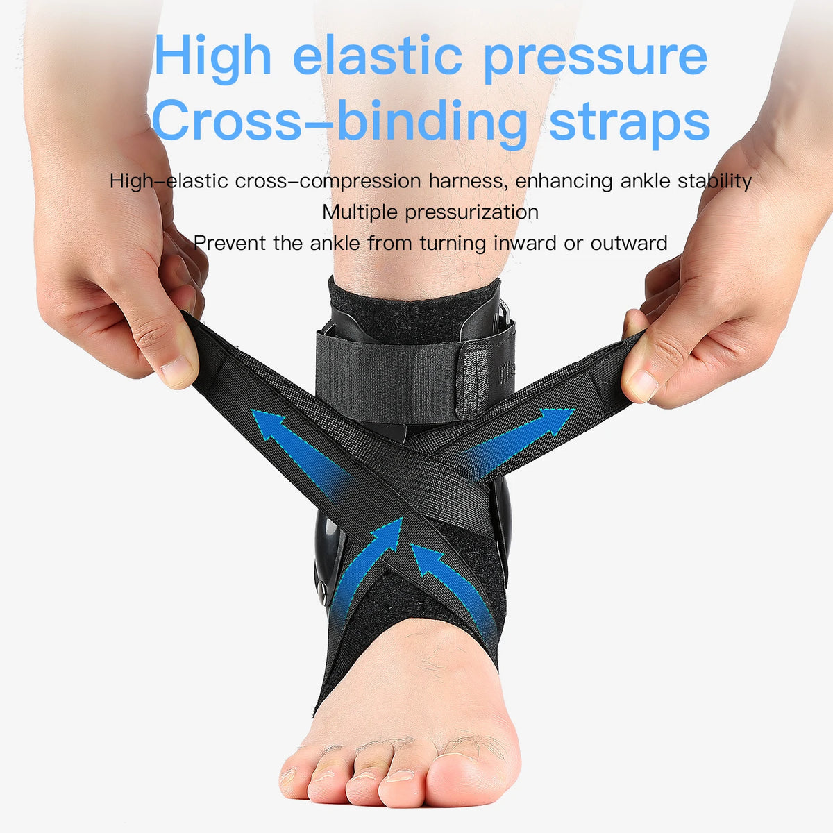 Adjustable Ankle Brace Support Unisex Comfort Ankle Stabilizer For Sprain Prevention Sports Injury Recovery