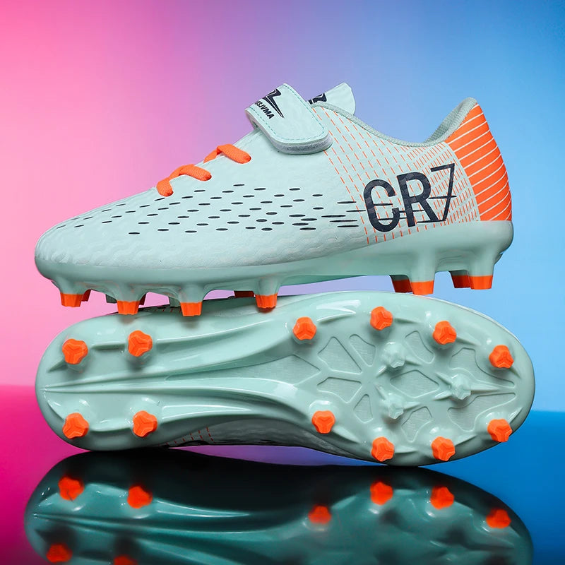 Chaussures de Football Enfant & Adulte – Crampons Légers Multi-Surfaces