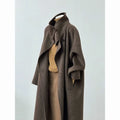 Manteau Long en Laine Style Hepburn – Femme Automne/Hiver 2025