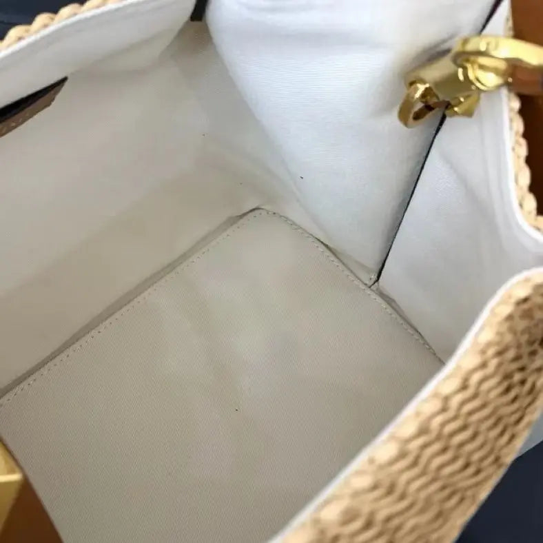 Sac Rond en Paille Fait Main – Bandoulière Femme Style Luxe Casual 2026