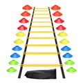 Outdoor Speed Agility Training Kit Football Training Kit Agility Ladder Logo Discs Resistance Umbrella Logo Bucket Jumping Hoop