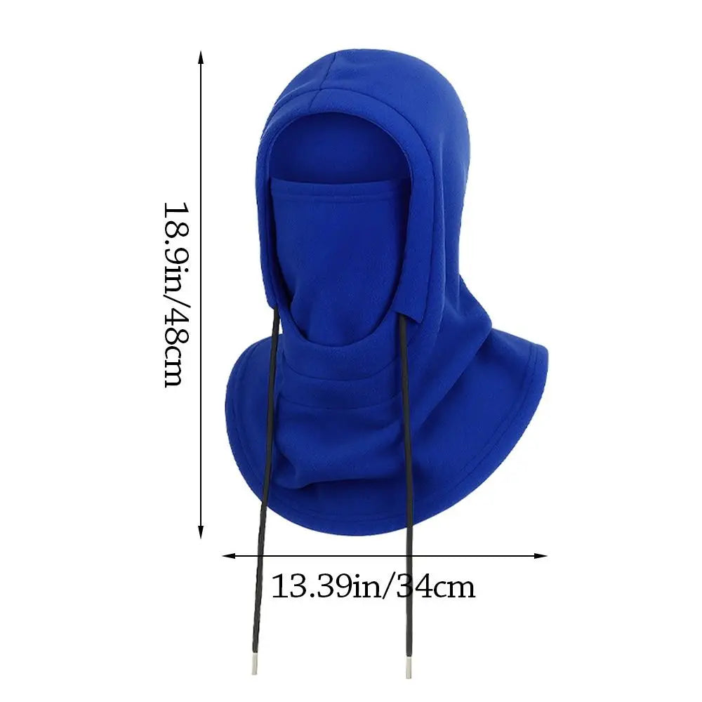 Bonnet polaire unisexe avec cache-cou et protection des oreilles