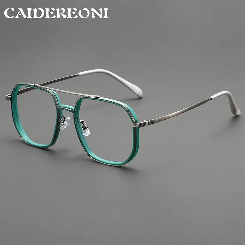 Lunettes de Lecture CAIDERONI Photochromiques Style Pilote – Anti-Lumière Bleue, Prescription Personnalisable, Mixte