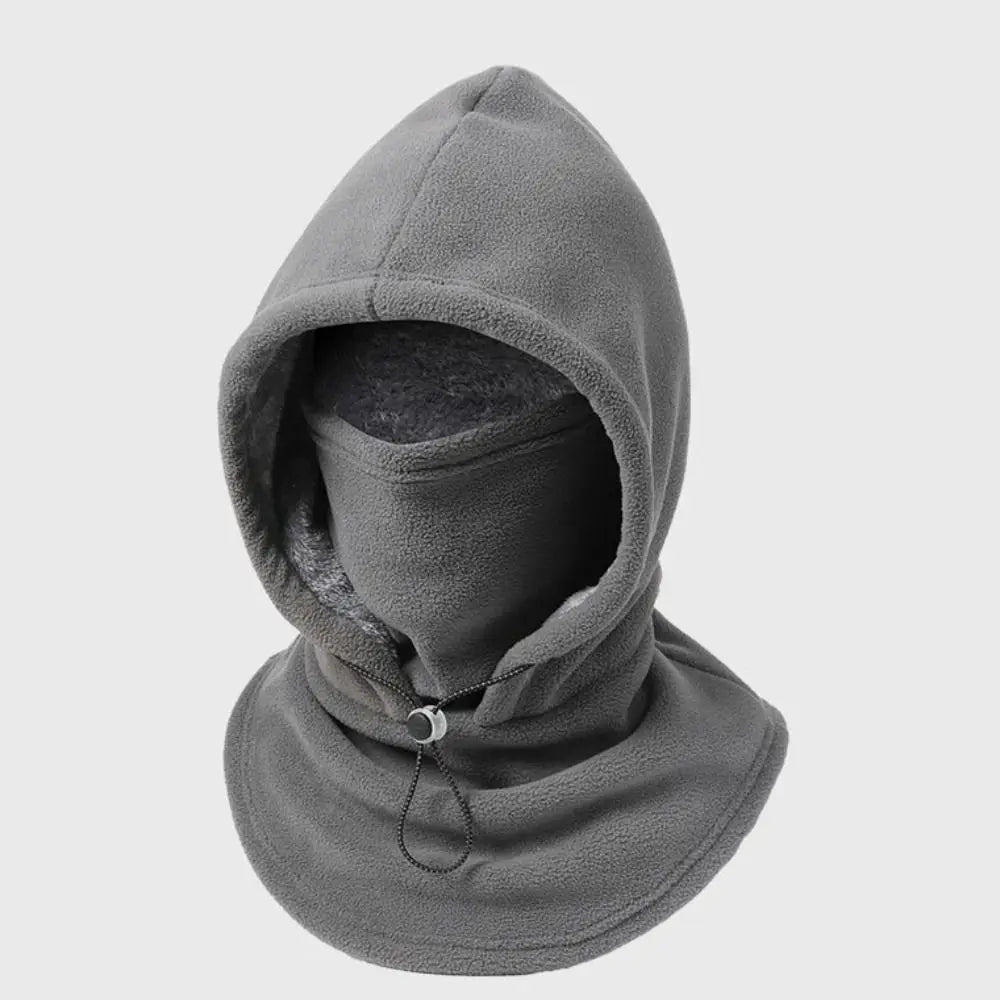Bonnet polaire unisexe avec cache-cou et protection des oreilles