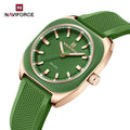 NAVIFORCE NF5061 – Elegant Women's Quartz Silicone Watch, Casual & Fashion Style