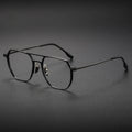 Lunettes de Lecture VICKY Double Pont Anti-Lumière Bleue – Monture Aluminium/Titane, Correction Personnalisable