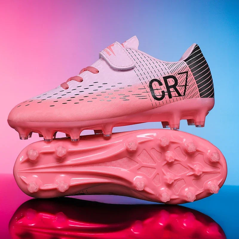 Chaussures de Football Enfant & Adulte – Crampons Légers Multi-Surfaces