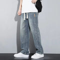 Jean Droit Large Homme – Coupe Loose Confort Printemps Style Vintage