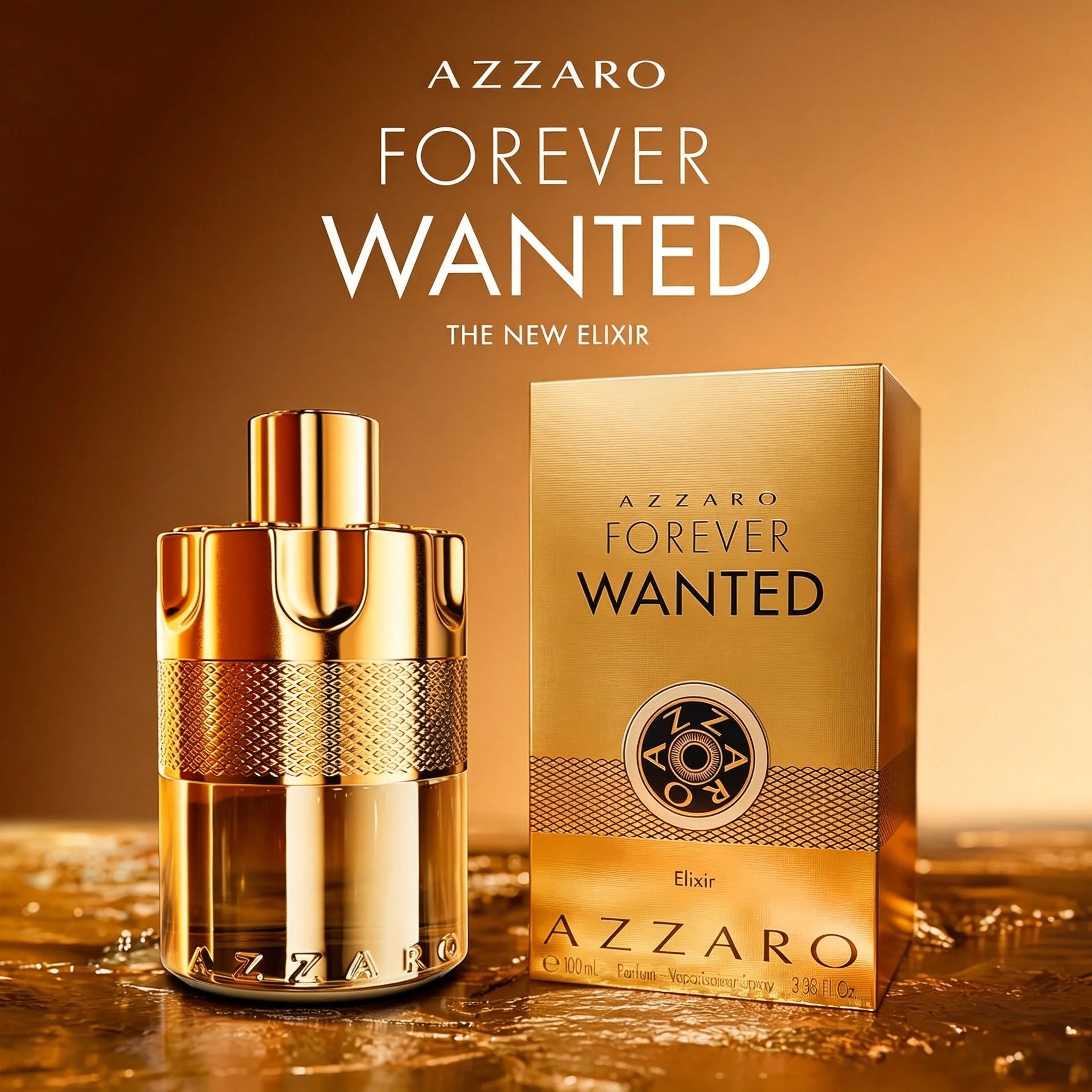 Azzaro Forever Wanted Elixir Homme 100ml – Cologne Oriental Framboise Cardamome Cuir