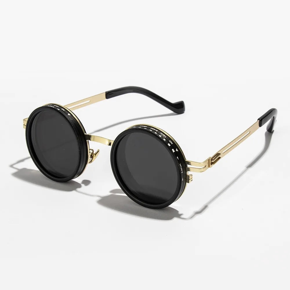 Lunettes de Soleil Polarisées Filtre ND2-400 Réglable 9 Niveaux – UV400, Pêche & Conduite