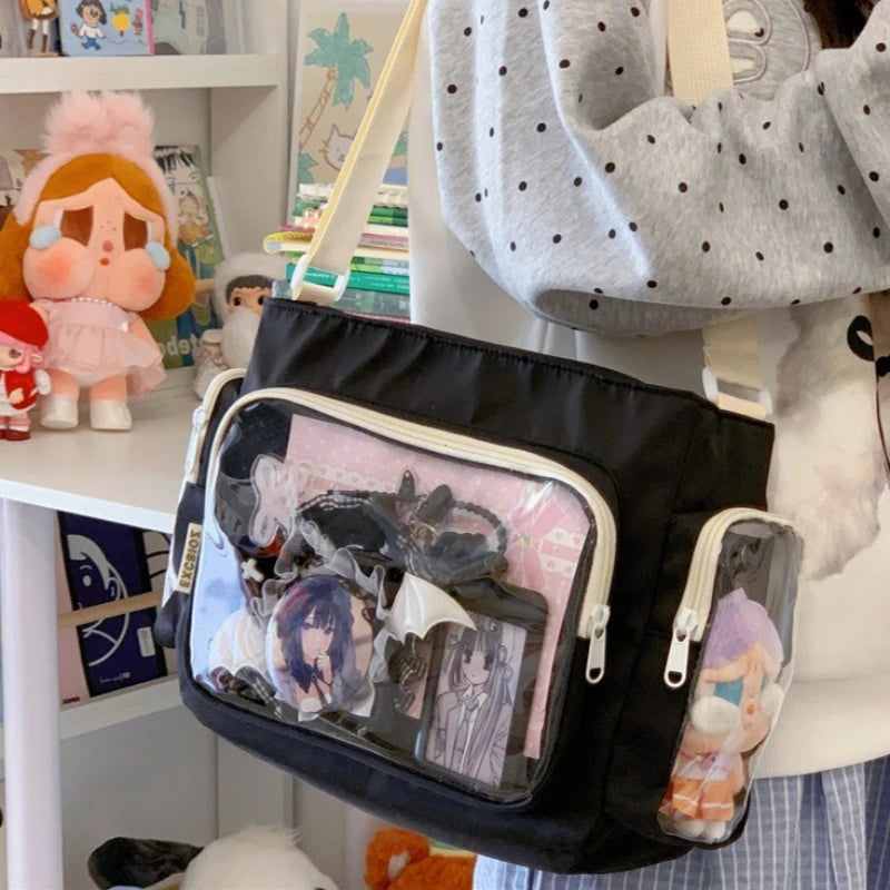 Sac Transparent Tendance Grande Capacité – Ita Bag Style École & Quotidien