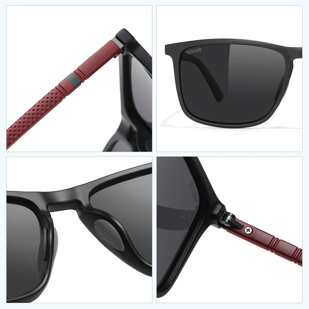 Lunettes de Soleil KDEAM XL Polarisées Photochromiques – Grande Monture Homme