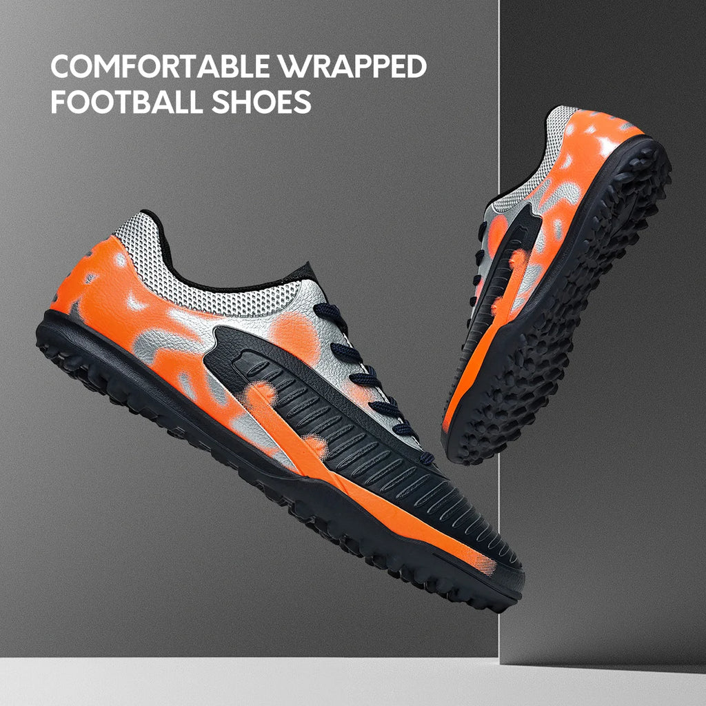 New breathable men's soccer shoes TF broken nail outdoor sports shoes, wear-resistant and anti slip