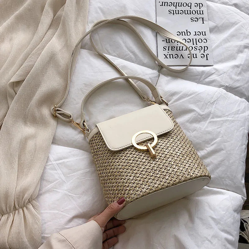 Summer Straw Shoulder Bag for Women – Chic, Lightweight, Travel & Daily Style