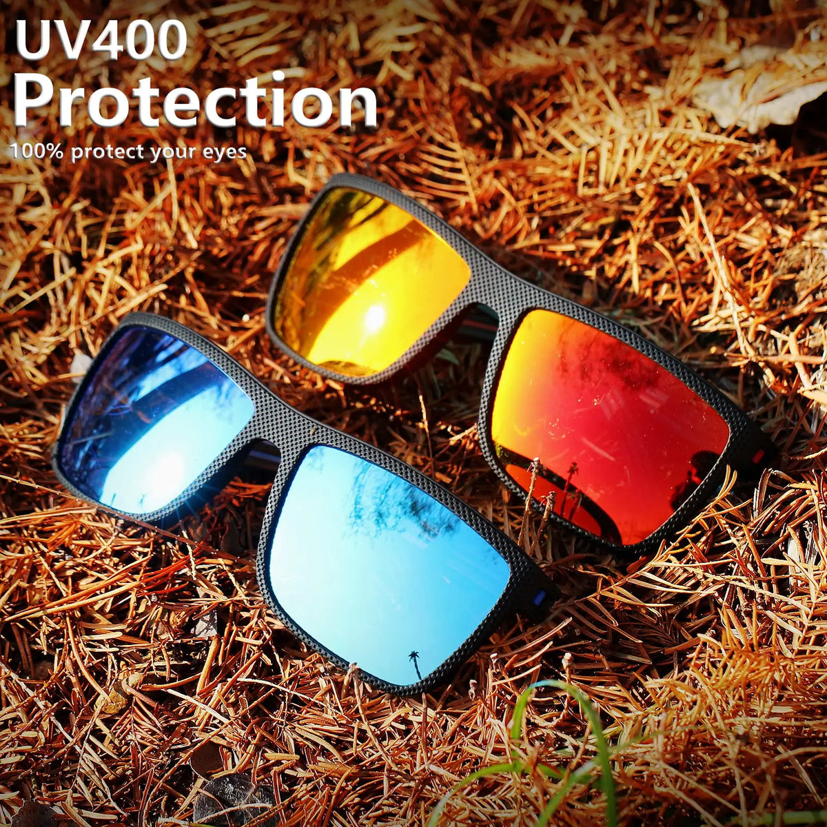 Lot de 3 ou 4 Lunettes de Soleil Polarisées VEGUEROS – UV400 & Miroir