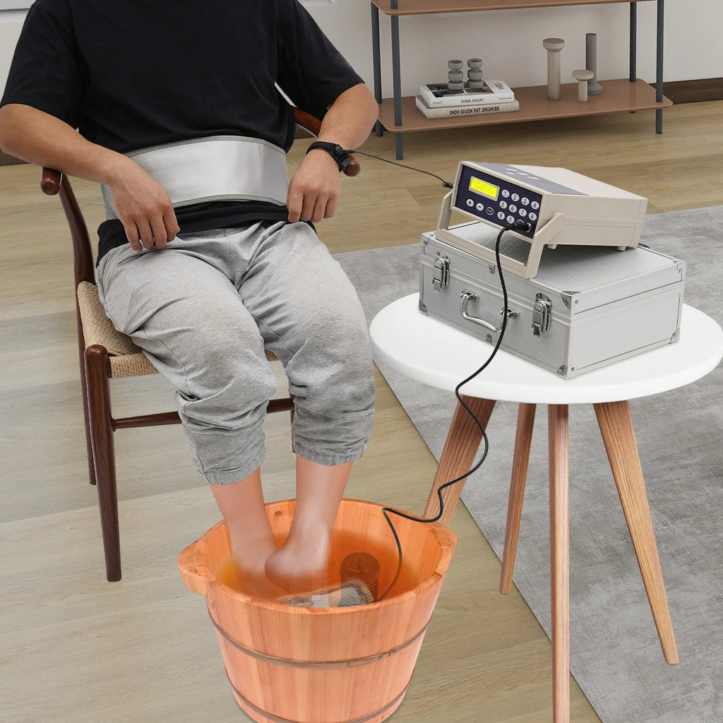 Ionic Foot Bath Machine, Detox Foot Spa Bath Machine, Foot Bath Detox Machine, Electric Spa with Wrist Strap for Home Health